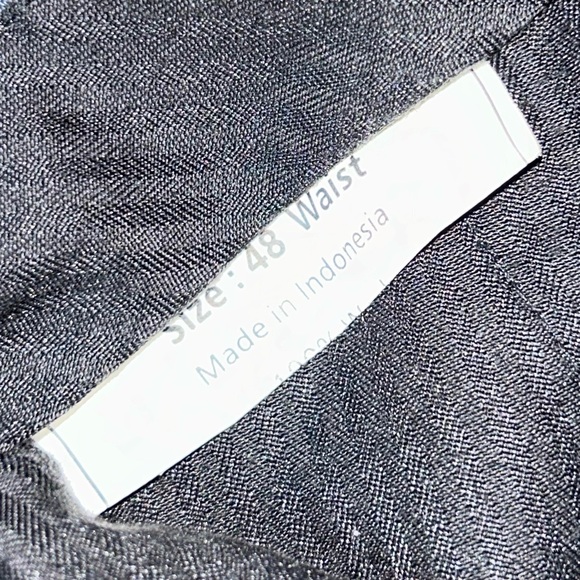 Pronto Uomo Size 48W Black&White Pinstripe Corporate Office Wedding Dress Pants - Picture 9 of 11